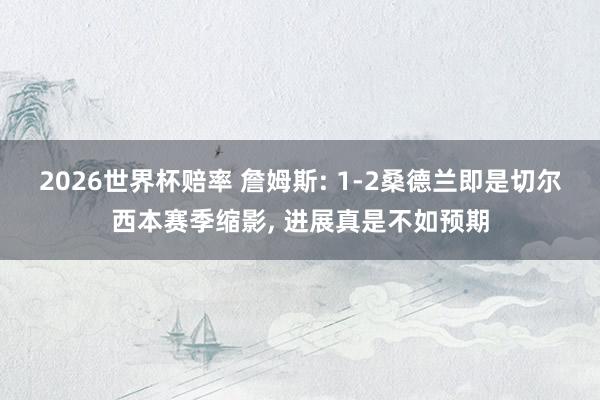 2026世界杯赔率 詹姆斯: 1-2桑德兰即是切尔西本赛季缩影， 进展真是不如预期