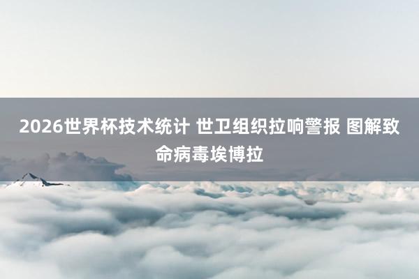 2026世界杯技术统计 世卫组织拉响警报 图解致命病毒埃博拉